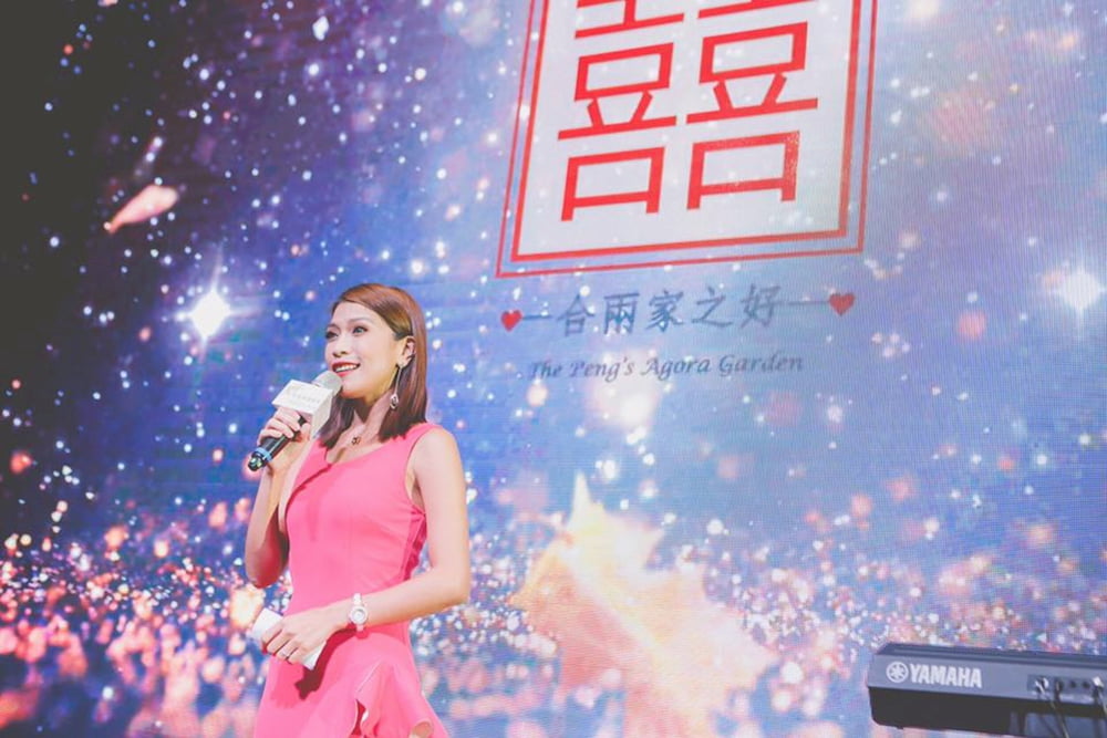 婚禮主持人 MAGGIE 現場主持形象照 6
