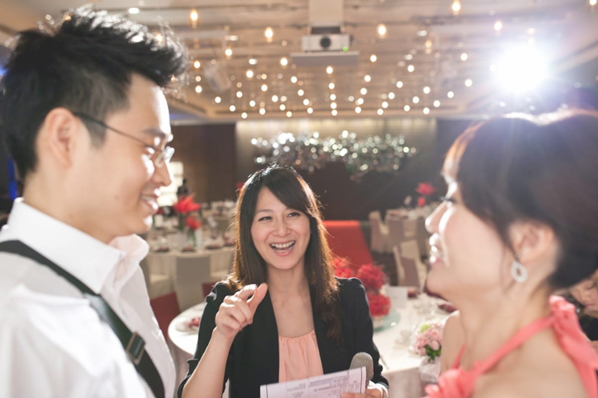 婚禮主持人 VIVI 現場主持形象照 3