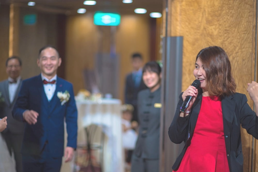 婚禮主持人 LIBERAL 現場主持形象照 1