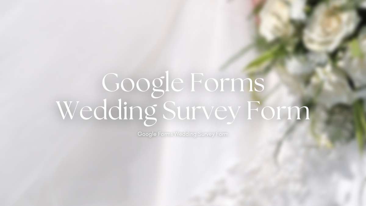 10步驟設計婚宴邀請Google表單